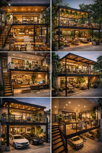 Mezannine Cafe Modern di Gunung Putri